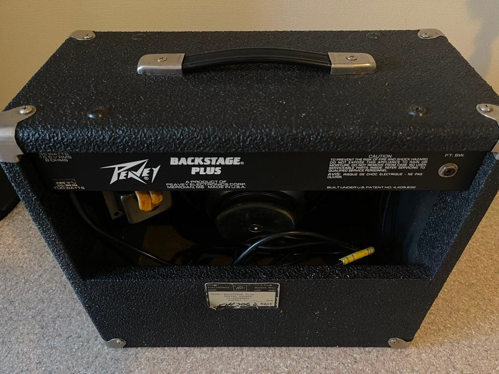 USA Peavey Backstage Plus 1987, Ophalen, Gebruikt, Gitaar, Minder dan 50 watt