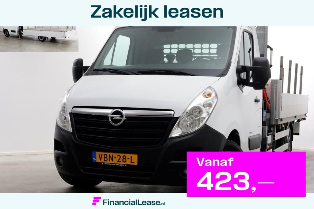 Opel Movano 2.3 CDTI 145pk E6 Open Laadbak + Kraan 08-2019, Voorwielaandrijving, 145 pk, Gebruikt, Euro 6