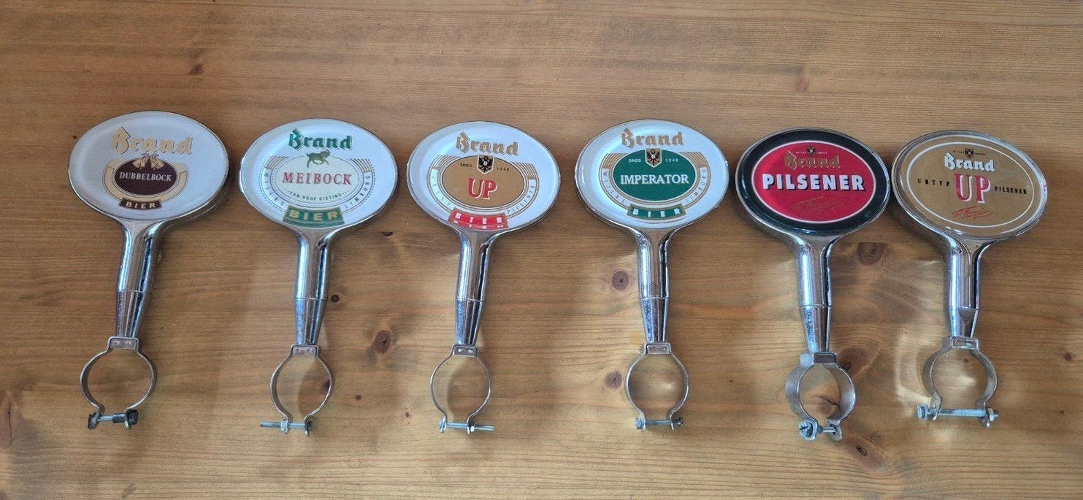 Brand Bier Tapruiters - 6 stuks - Diverse Soorten, Verzamelen, Ophalen of Verzenden, Zo goed als nieuw