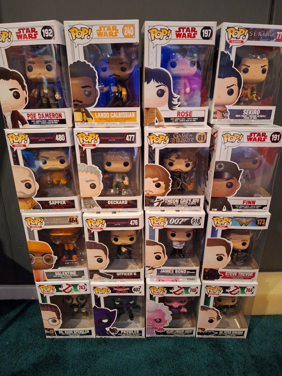 Grote collectie Funko Pop! figuren (Star Wars, Bond, etc.), Ophalen of Verzenden, Zo goed als nieuw