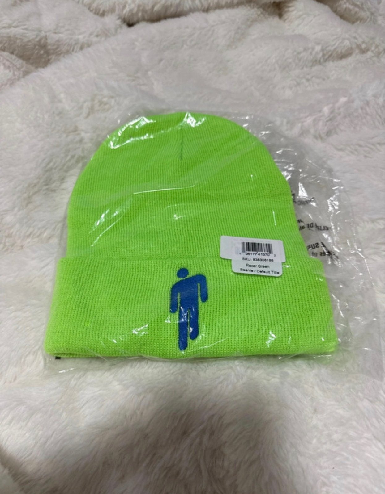 Billie Eilish Neon Groene Beanie Muts - Nieuw, Ophalen of Verzenden, Nieuw, Muts
