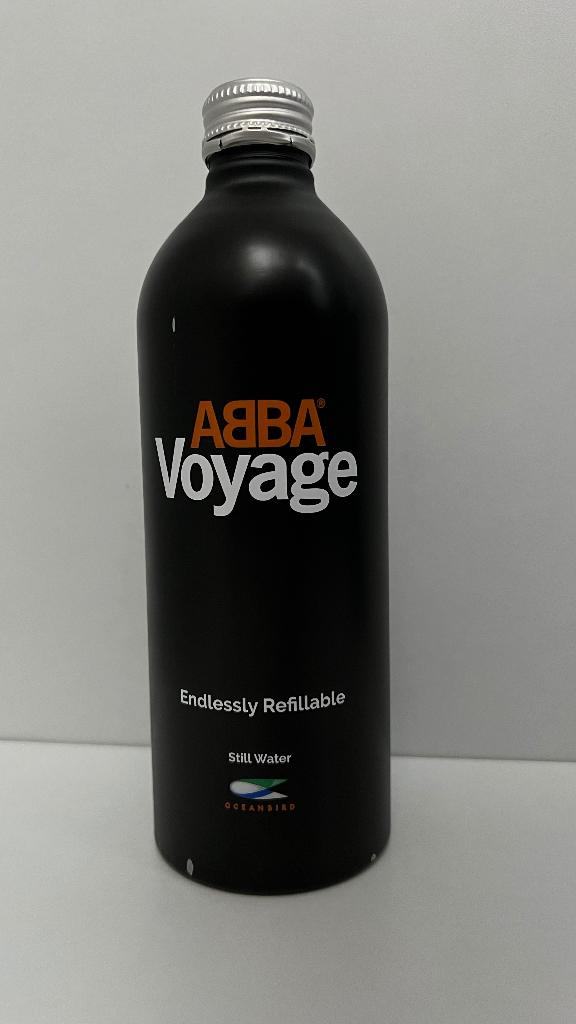 ABBA Voyage navulfles, drinkfles, aluminium, zwart 500ml, Ophalen, Gebruikt, Gebruiksvoorwerp