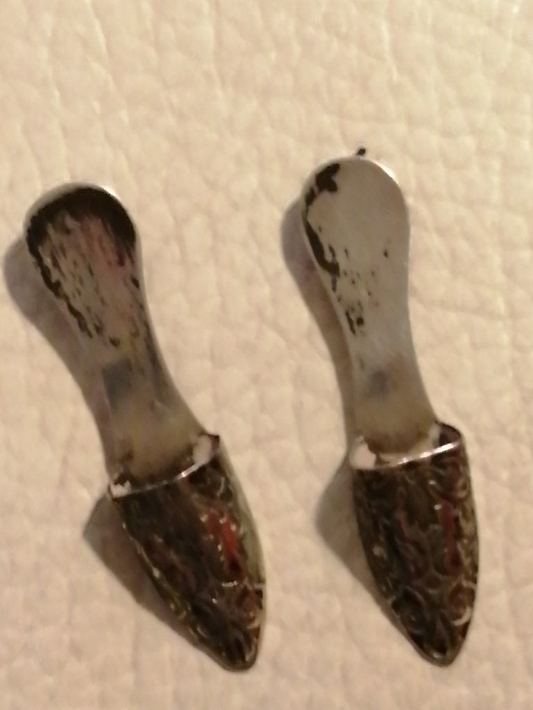 antiek zilveren breipendoppen, Ophalen, Zilver