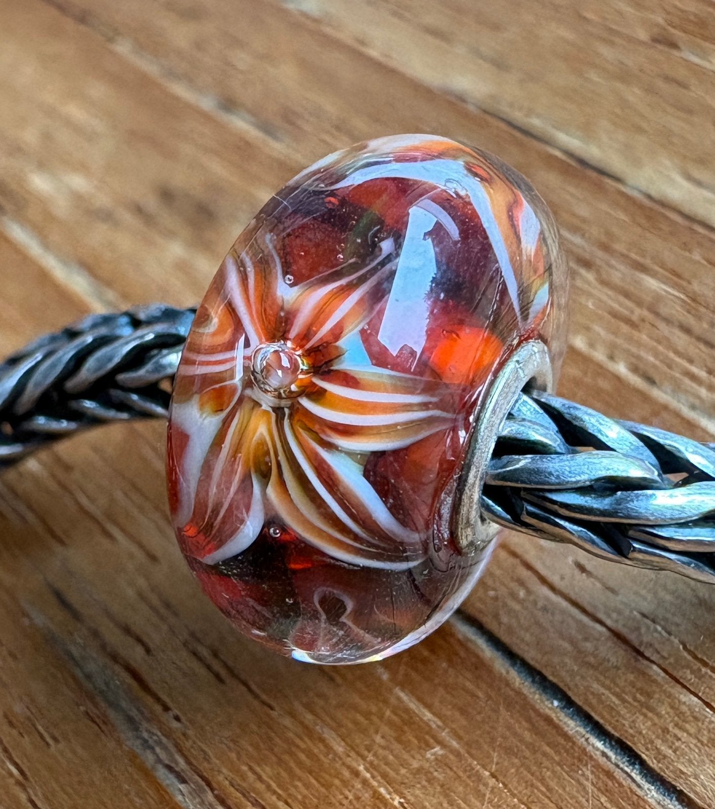 Trollbeads Bloemen van Passie NIEUW, Verzenden, Nieuw, Glas of Kristal, Trollbeads