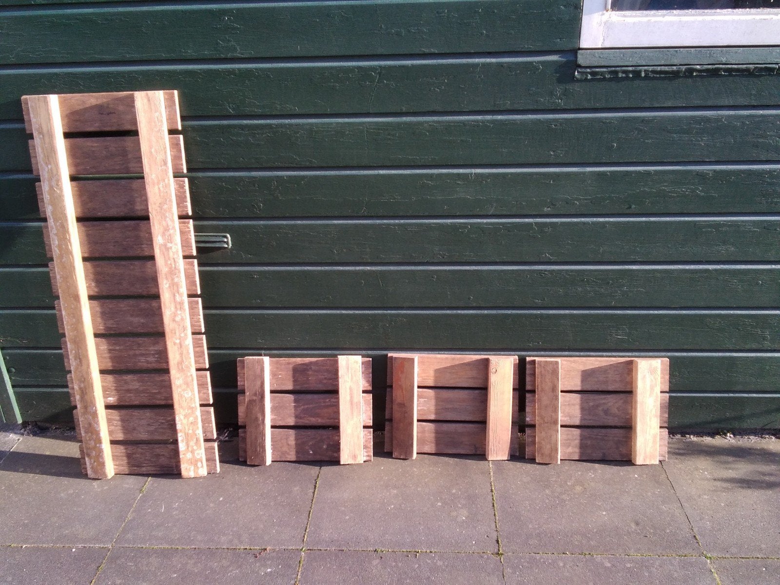 Houten vloerdelen voor Linder 400 Sportsman, Ophalen