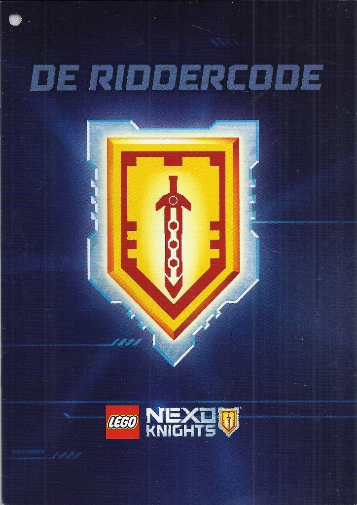 Fo107 folder lego de riddercode 16 pagina's  --, Ophalen of Verzenden, Zo goed als nieuw