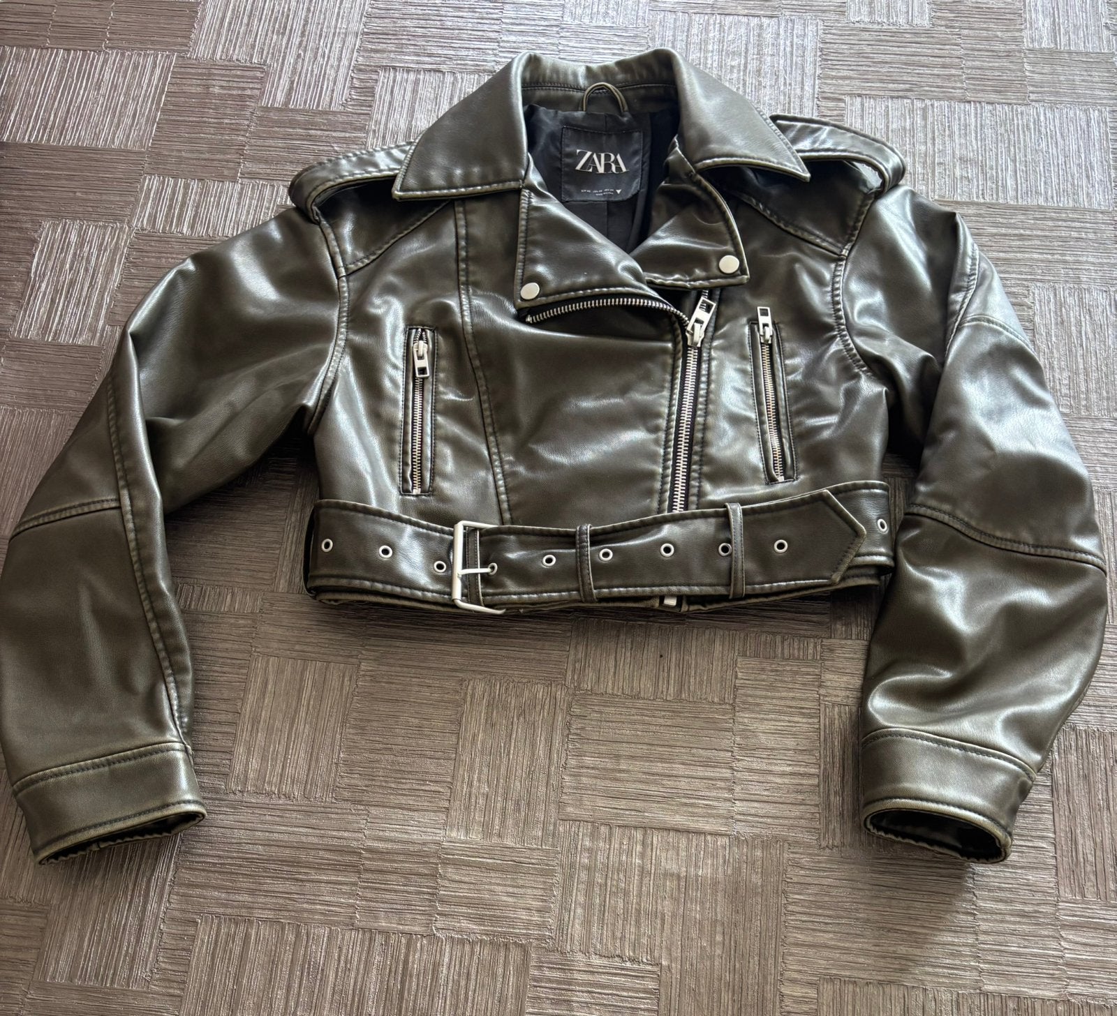Zara lederlook jacky maat xs, Bp, Ophalen of Verzenden, Zo goed als nieuw, Maat 34 (XS) of kleiner
