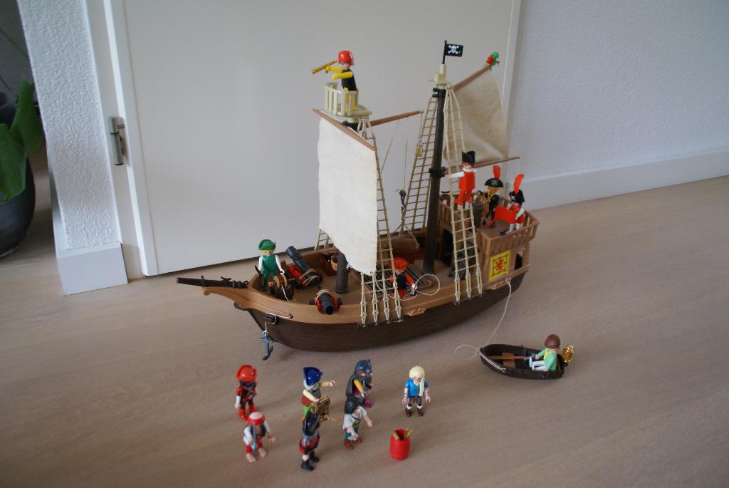 Playmobil piratenschip, Ophalen of Verzenden, Gebruikt, Los playmobil