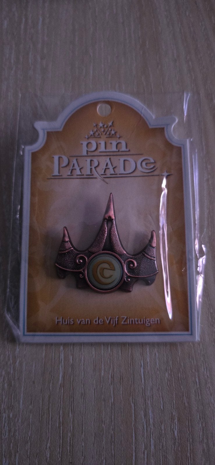 Huis van de 5 zintuigen efteling pin, Verzamelen, Efteling, Ophalen of Verzenden, Zo goed als nieuw, Button of Speldje