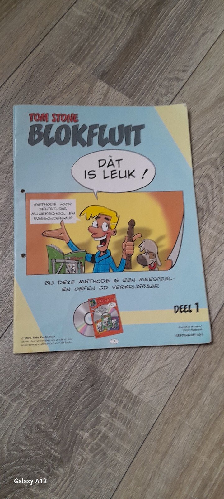 Tom Stone Blokfluit: Dat is Leuk! Deel 1 (excl. CD), Ophalen of Verzenden, Zo goed als nieuw, Overige typen, Met koffer, hoes of etui