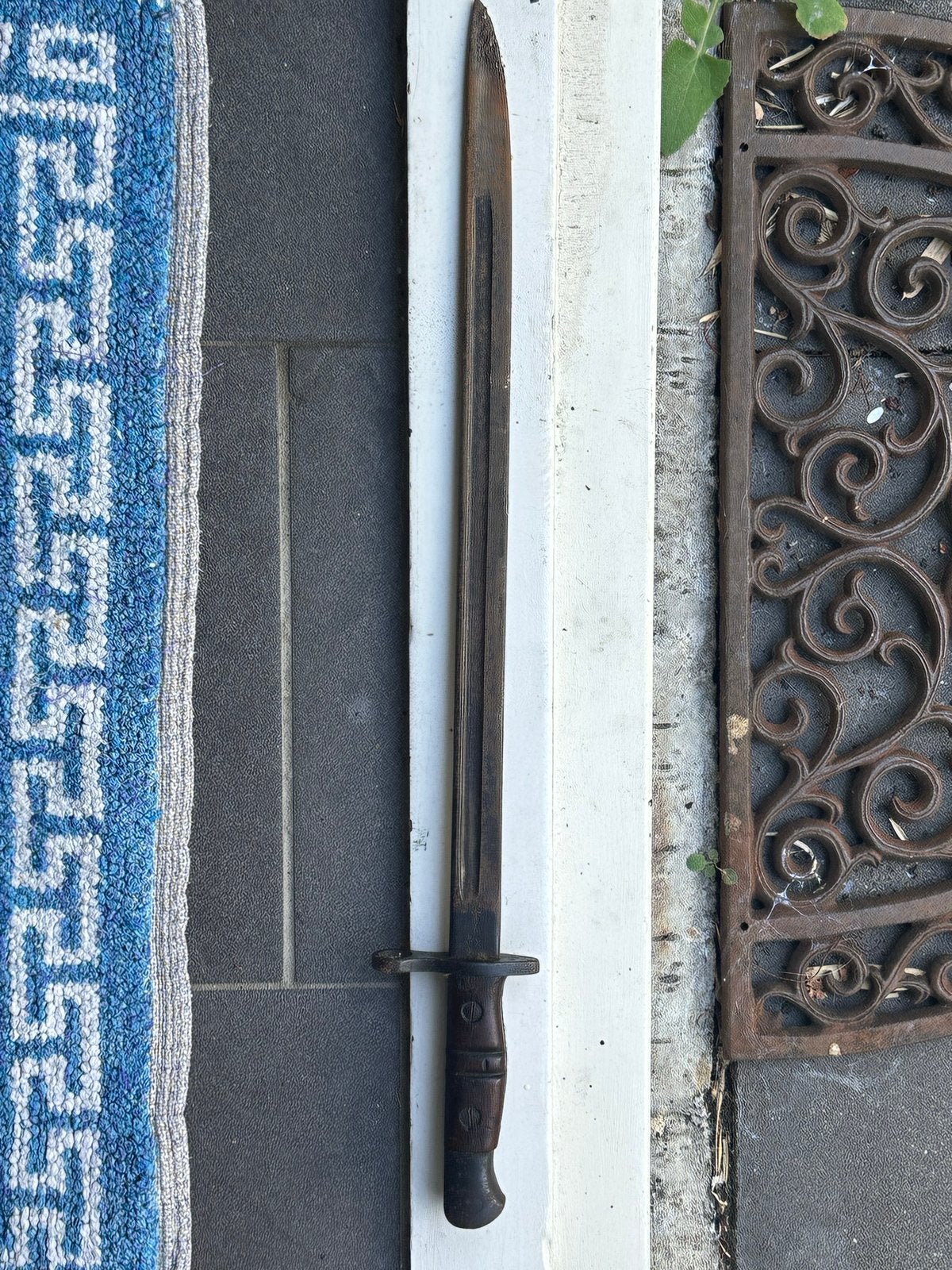 Antieke bajonet uit 1913 - Militaria verzamelobject, Ophalen of Verzenden, Landmacht, Overige gebieden, Mes of Dolk