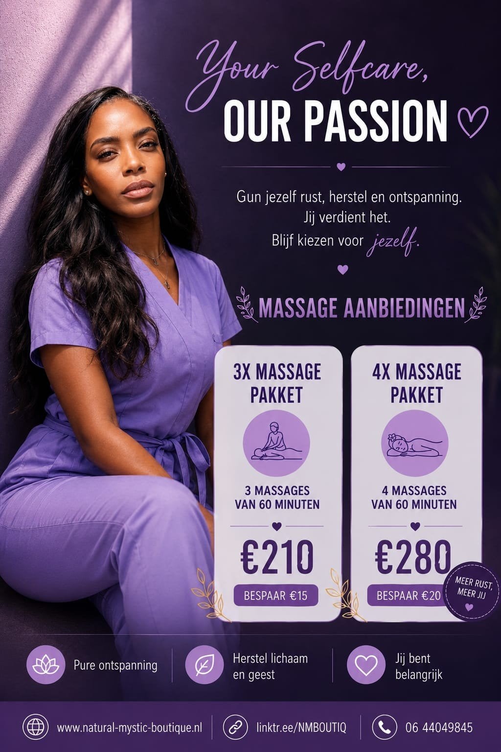 Massage en Wax Behandelingen (M&V) Almere, Diensten en Vakmensen, Ontspanningsmassage