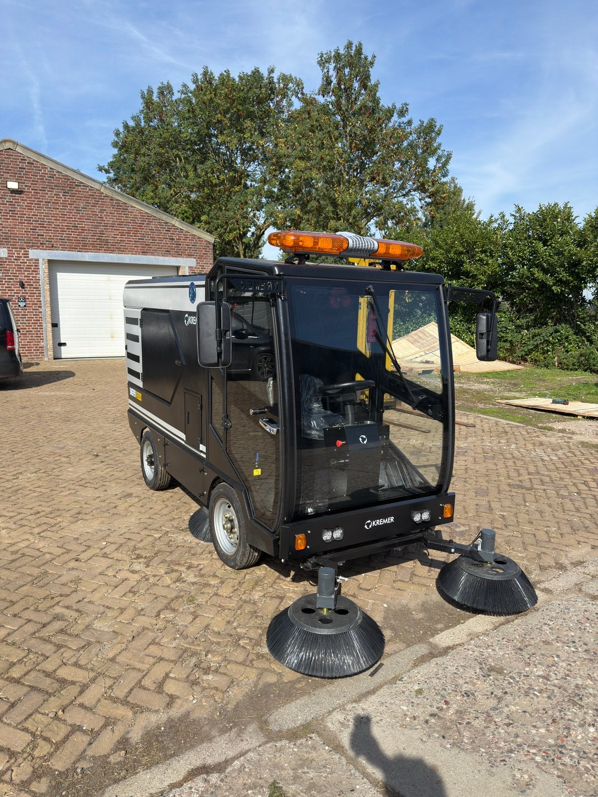 Kremer KRS500 elektrische veegmachine nieuw 220cm breed, Ophalen, ., Nieuw, .