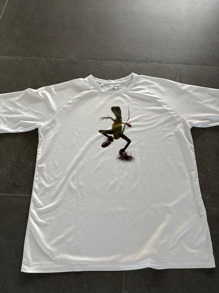Brooks sportshirt, Wit, Maat 56/58 (XL), Ophalen of Verzenden, Zo goed als nieuw