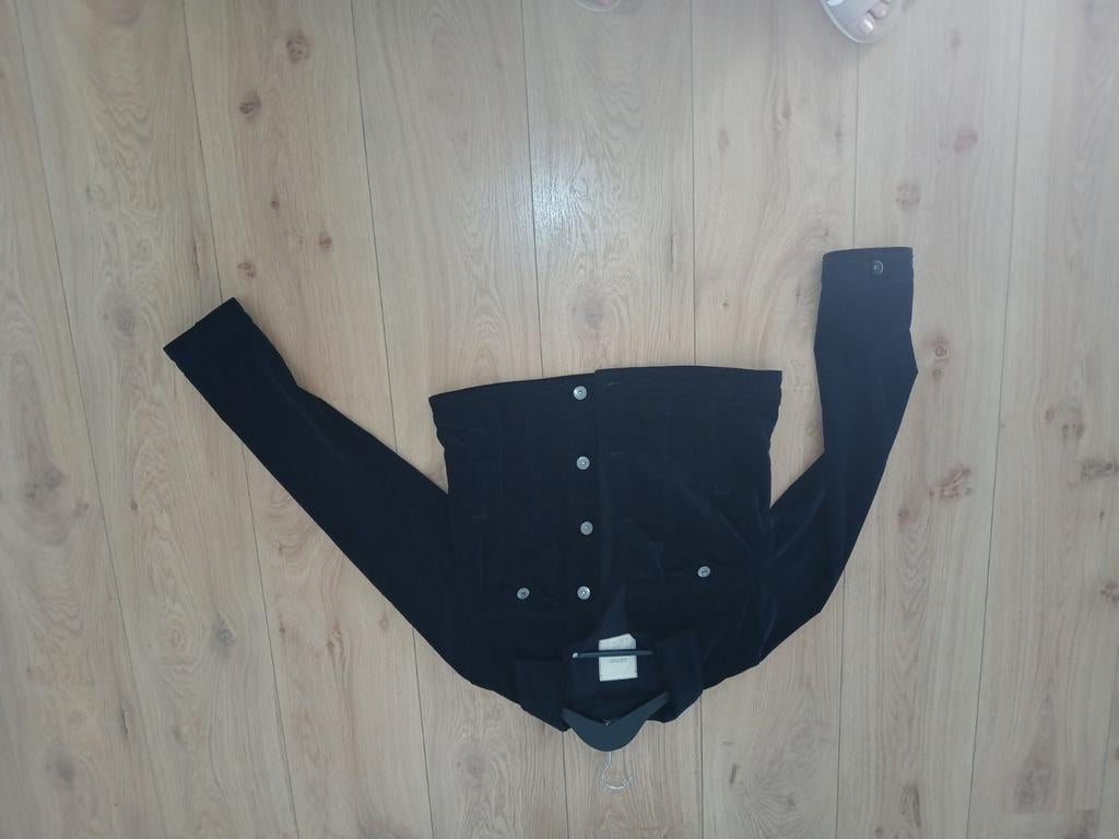 Esprit Zwart Corduroy Jasje Maat M, Kleding | Dames, Maat 38/40 (M), Zwart, Ophalen of Verzenden, Zo goed als nieuw