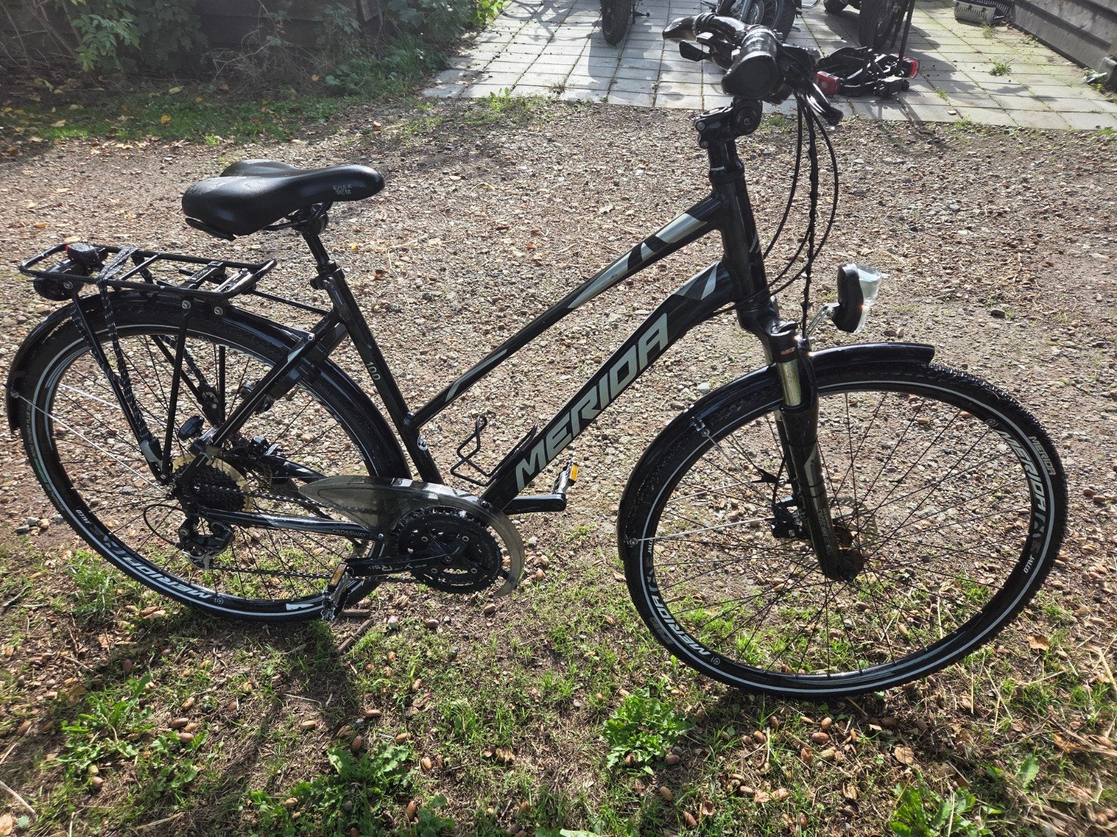 Merida Crossway 28 inch hybridefiets, Gebruikt, Versnellingen, 50 tot 53 cm, Schijfrem