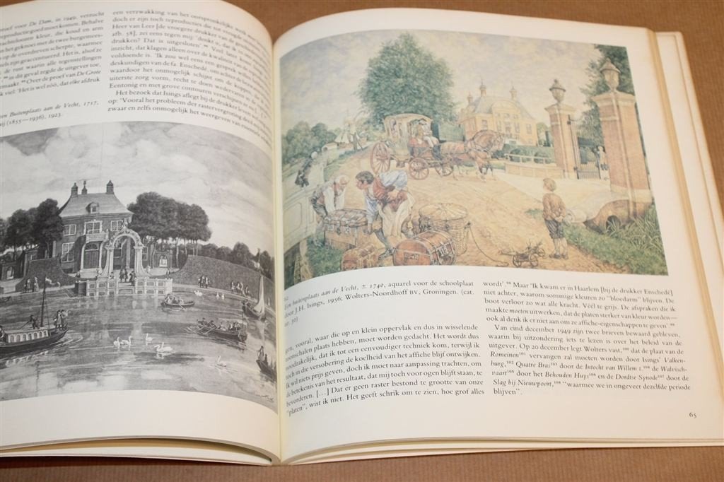 De Geschiedenis Gekleurd — Schoolplaten J.H. Isings, Antiek en Kunst, Ophalen of Verzenden, Geschiedenis