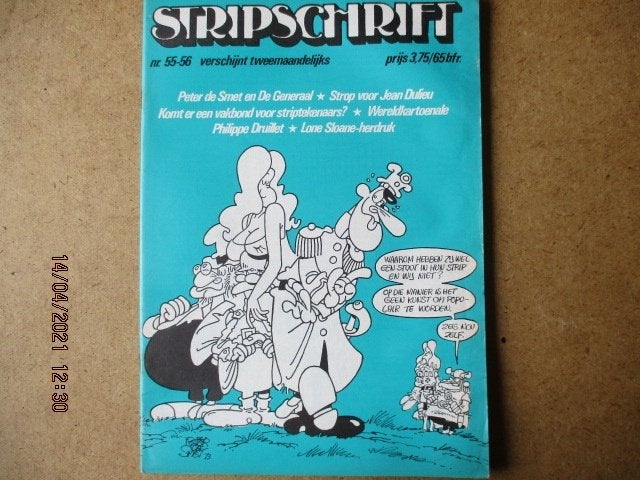 adv1094 stripschrift 55/56, Boeken, Eén stripboek, Ophalen, Gelezen