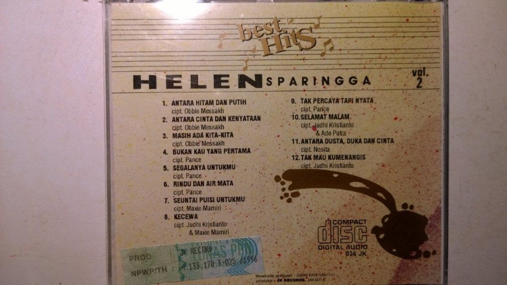 Helen Sparingga - Best Hits Helen Sparingga Volume 2, Ophalen of Verzenden, Zo goed als nieuw