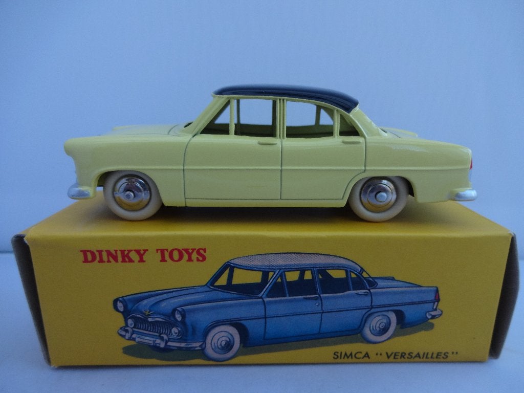 Simca Versailles (Ariane) geel nr: 24Z van Dinky Toys 1:43, Ophalen of Verzenden, Zo goed als nieuw, Auto, Dinky Toys