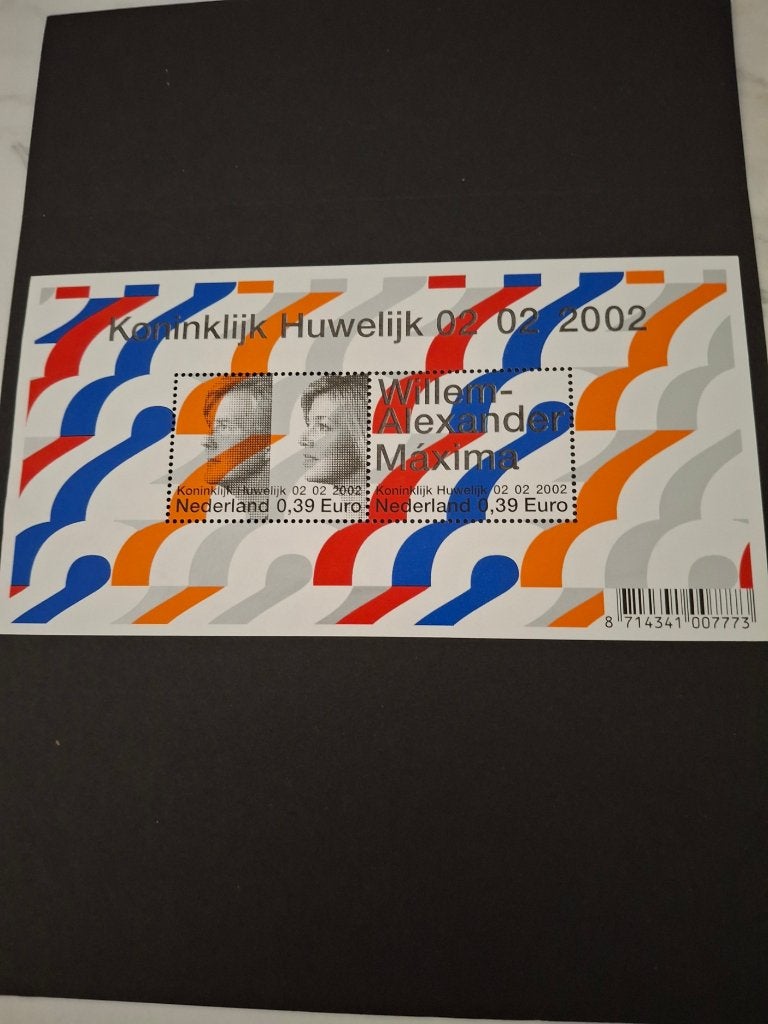 Koninklijk Huwelijk 2002, Postzegels en Munten, Postzegels | Nederland, Ophalen of Verzenden, Postfris