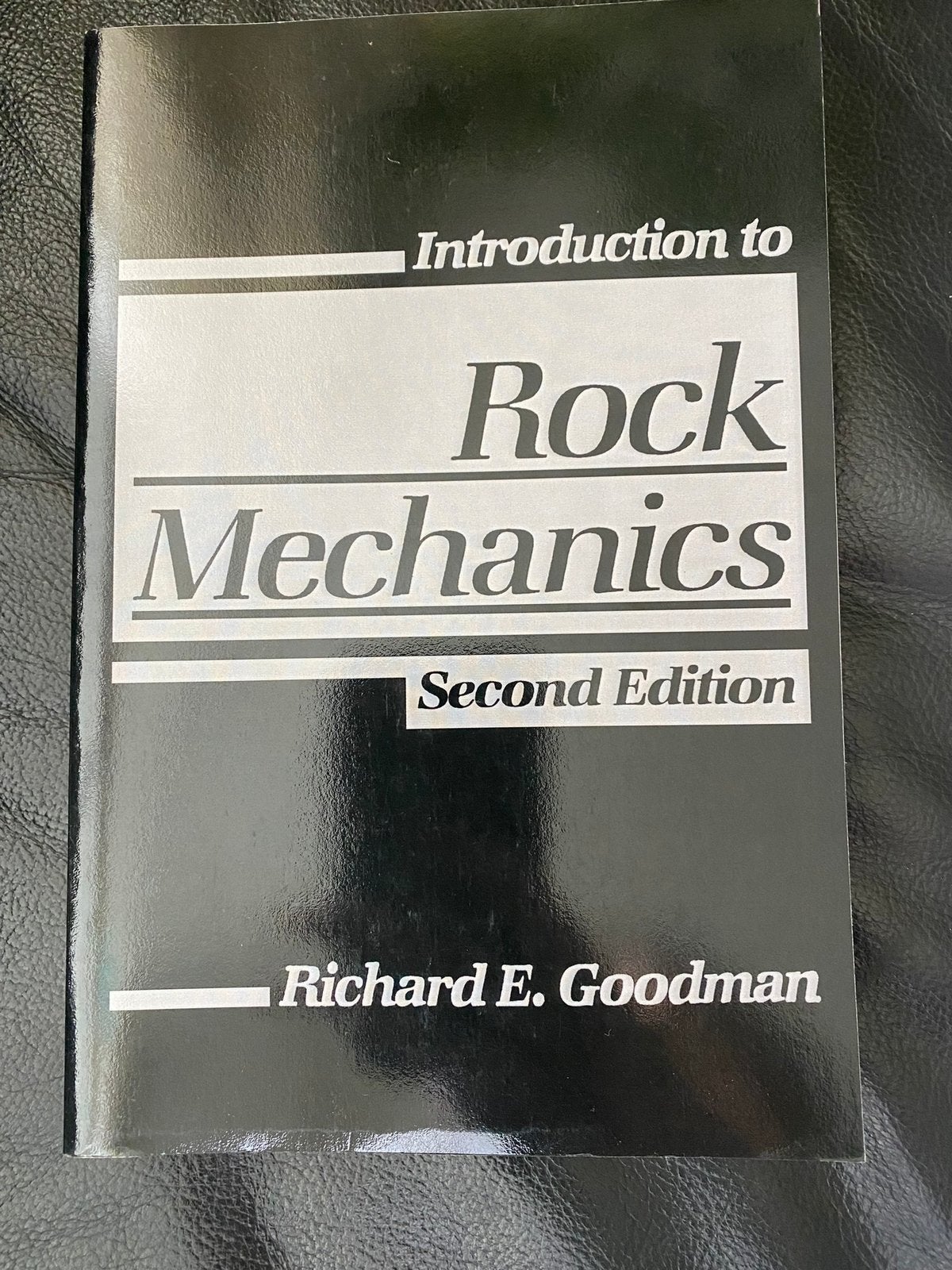 Introduction to Rock Mechanics - Richard E. Goodman, Boeken, Techniek, Zo goed als nieuw, Geotechniek, Ophalen of Verzenden