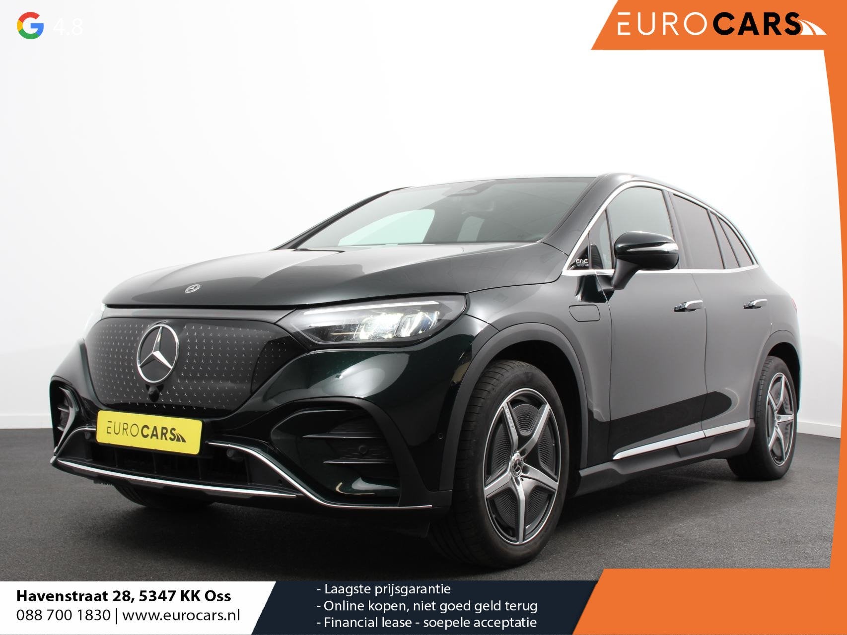 Mercedes-Benz EQE SUV 350 4Matic AMG Line 292pk Climate cont, Auto's, Automaat, Automatische klimaatregeling, Zwart, 570 min