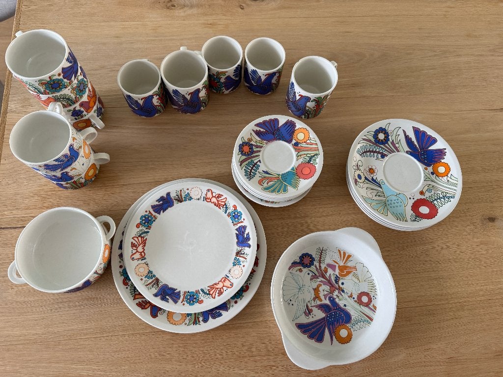 Acapulco Villeroy & Boch diverse onderdelen verkleurd, Huis en Inrichting, Keuken | Servies, Gebruikt, Ophalen of Verzenden, Overige stijlen