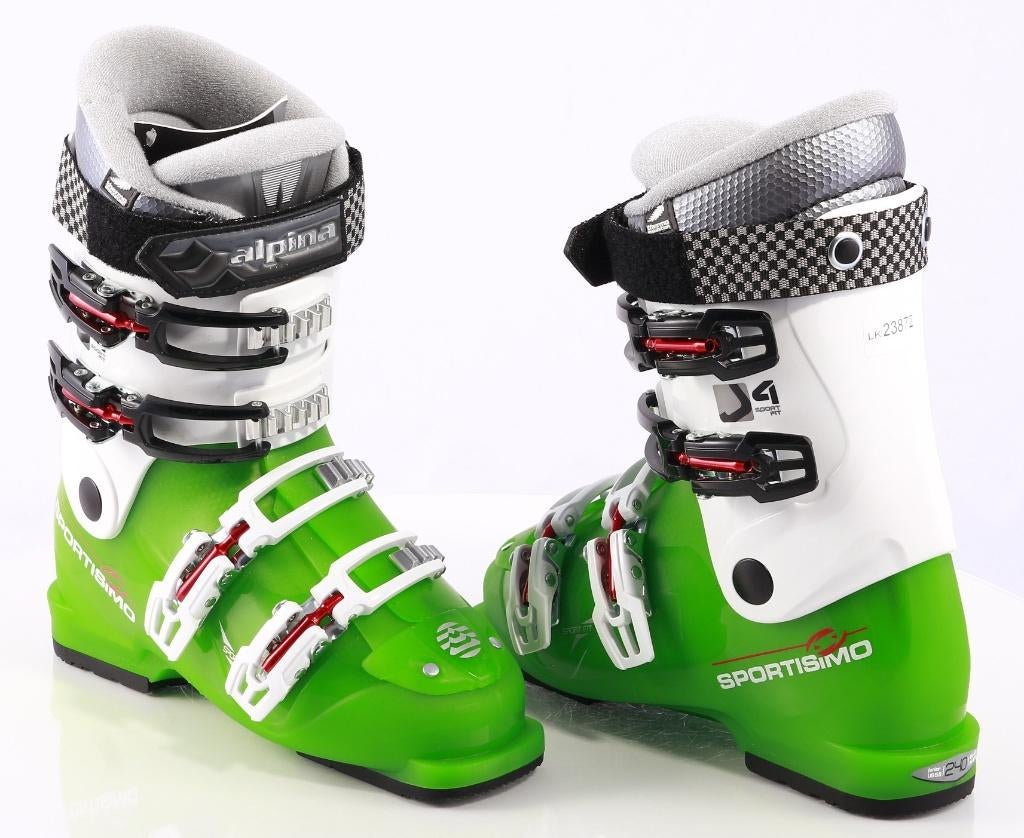 38 38,5 EU nieuwe kinder skischoenen ALPINA J4, sport fit, Overige merken, 160 tot 180 cm, Gebruikt, Schoenen