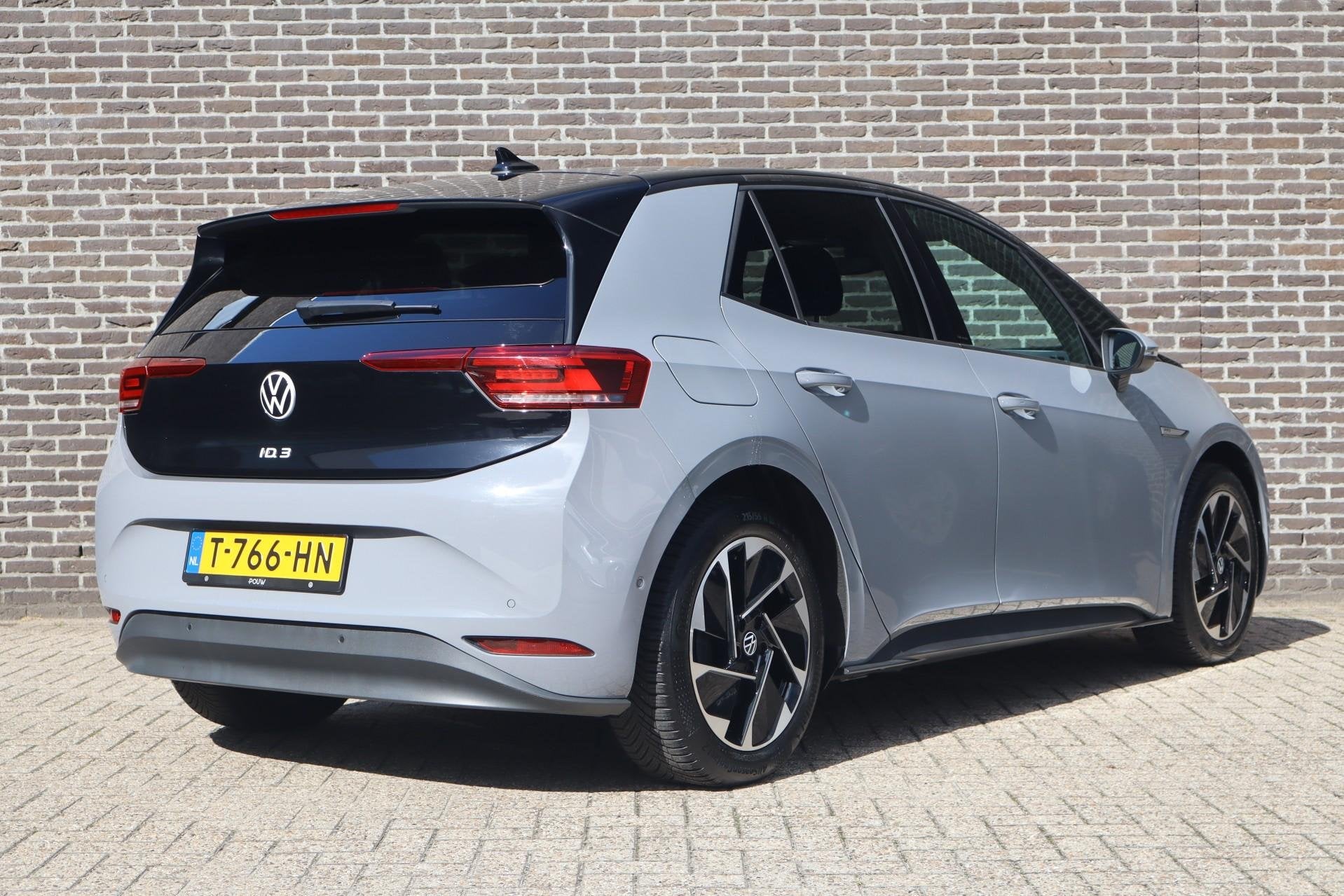 Volkswagen ID.3 204pk Pro Advantage 58 kWh | SoH 93% | Stoel, Automaat, 12 maanden, Gebruikt, Zwart