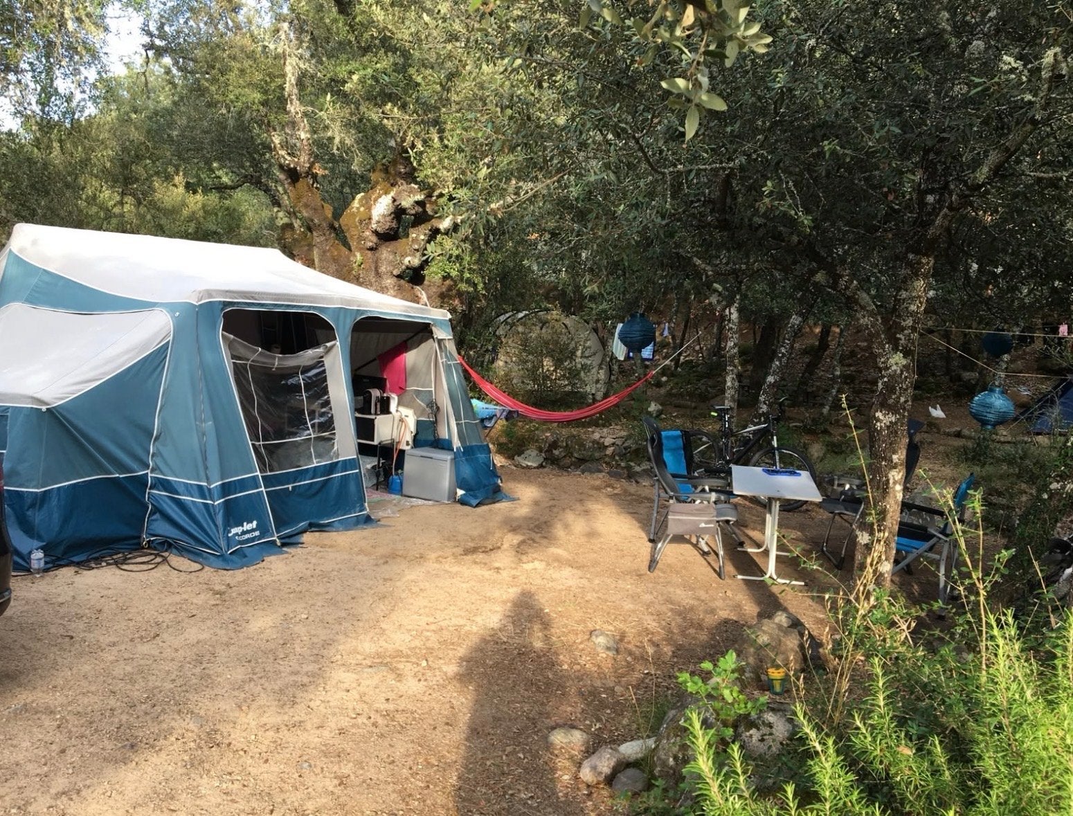 Camplet Concorde met gastencabine, Caravans en Kamperen, Ophalen, Blauw, Aanwezig, Camp-Let