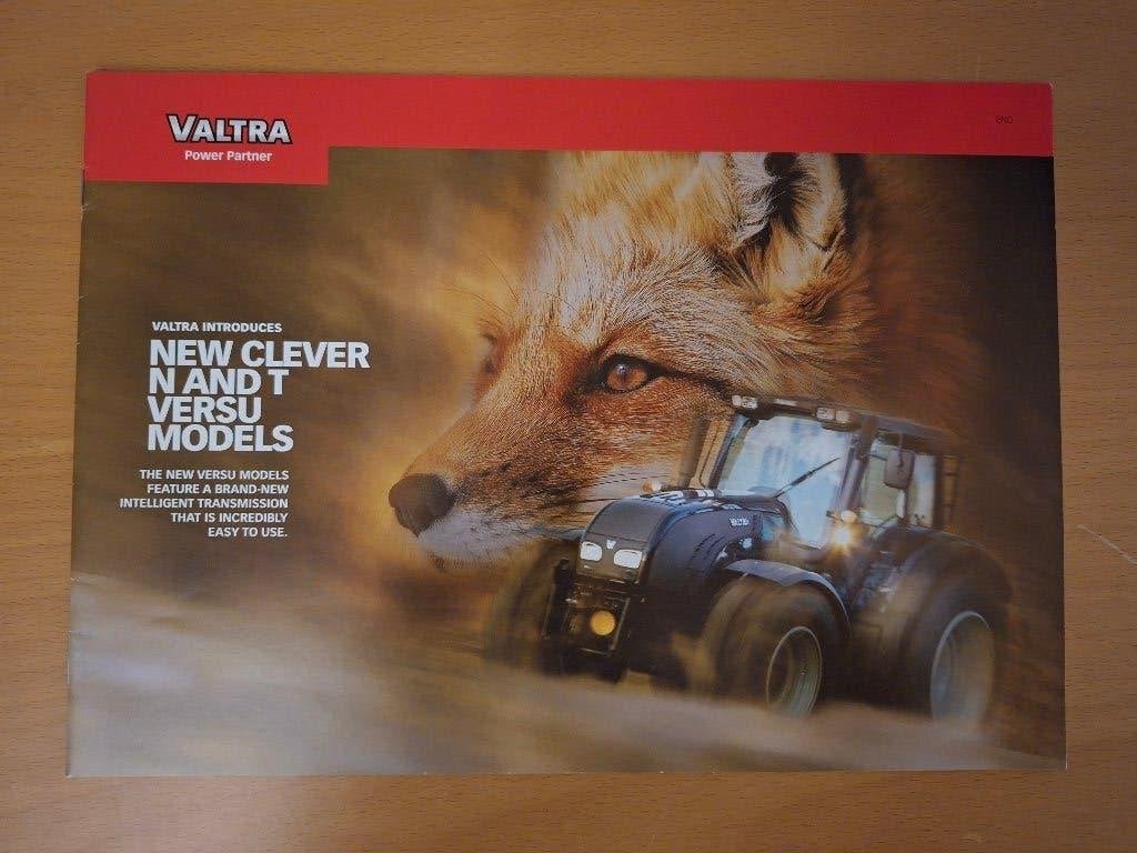 Folder Valtra New clever N and T versu models, Ophalen of Verzenden, Gelezen, Tractor en Landbouw