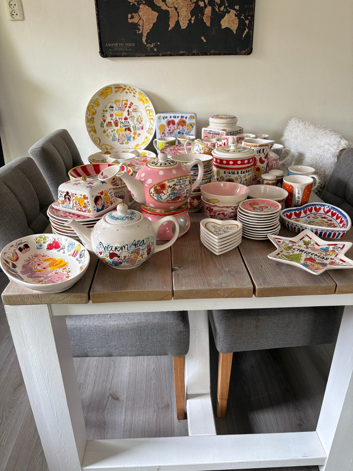 Uitgebreide Blond Amsterdam collectie - Zo goed als nieuw, Huis en Inrichting, Keuken | Servies, Ophalen, Zo goed als nieuw, Aardewerk
