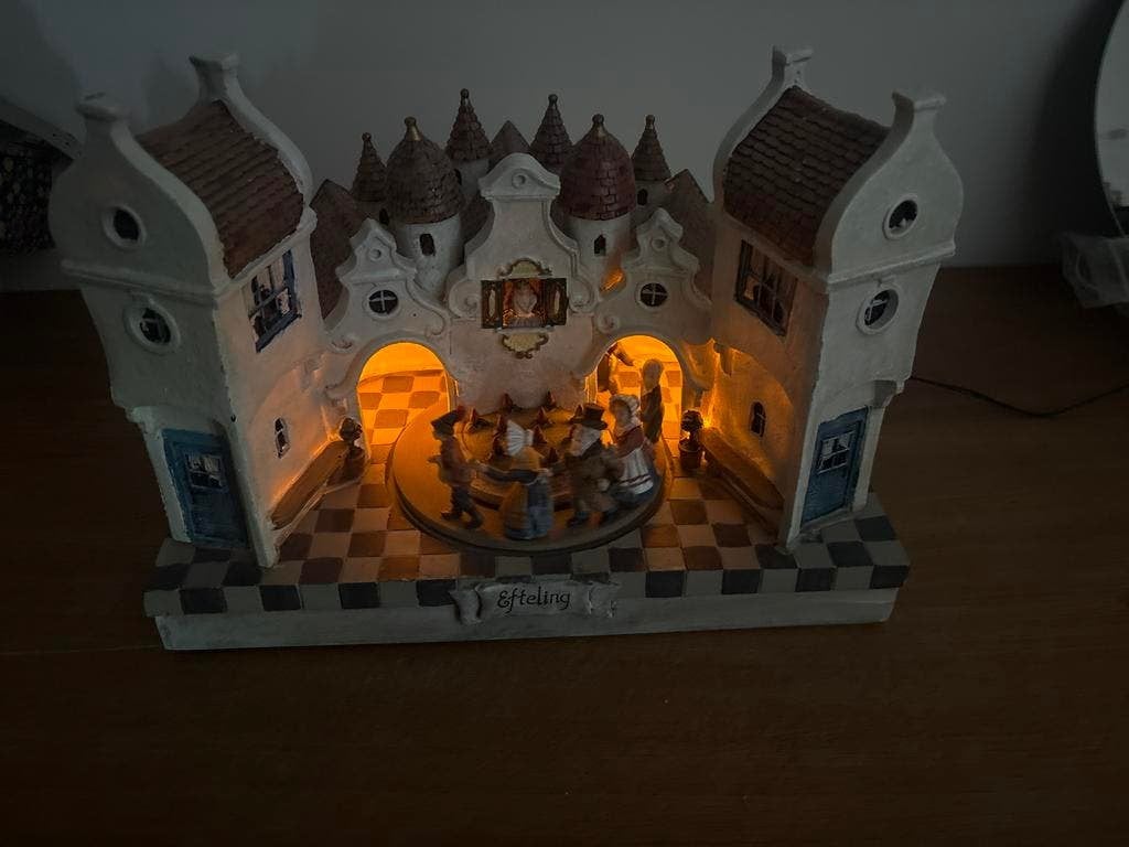 Efteling Tafereel met Verlichting - Gebruikt, Verzamelen, Ophalen of Verzenden, Gebruikt, Beeldje of Poppetje