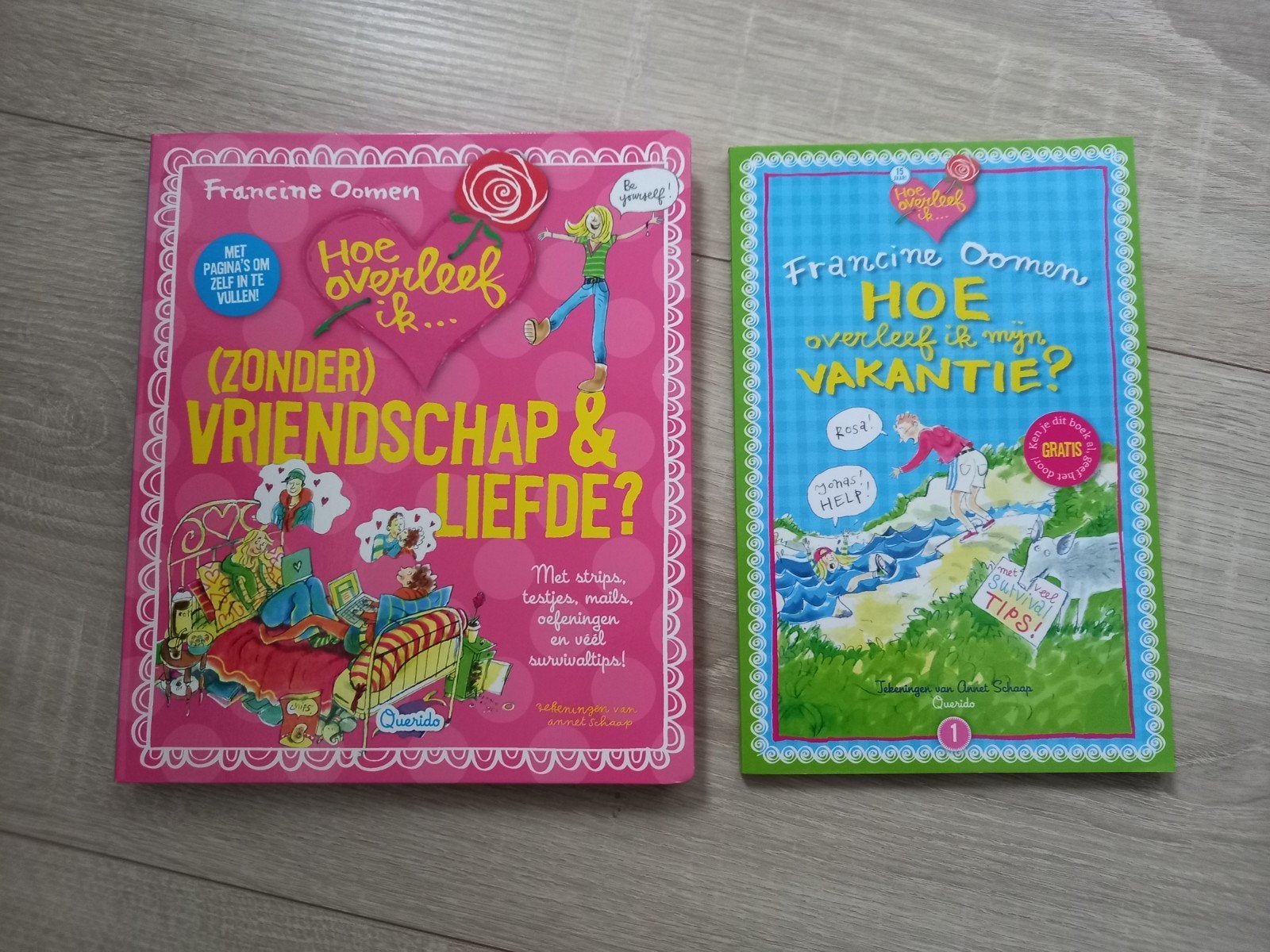 2 x Hoe overleef ik boeken, Ophalen of Verzenden, Nieuw, Francine Oomen, Fictie