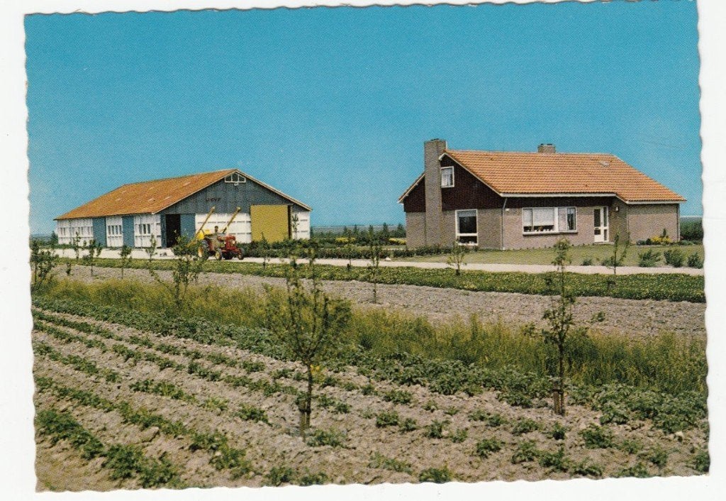Biddinghuizen D-Boerderij + Ontgingingsschuur Ongelopen, Verzenden, 1980 tot heden, Ongelopen, Flevoland