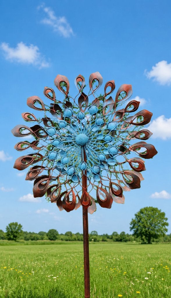 WINDMOLEN / DAHLIA / windspinner, Huis en tuin decoratie Marie, Nieuw, Info@huisentuindecoratiemarie.nl, Peize