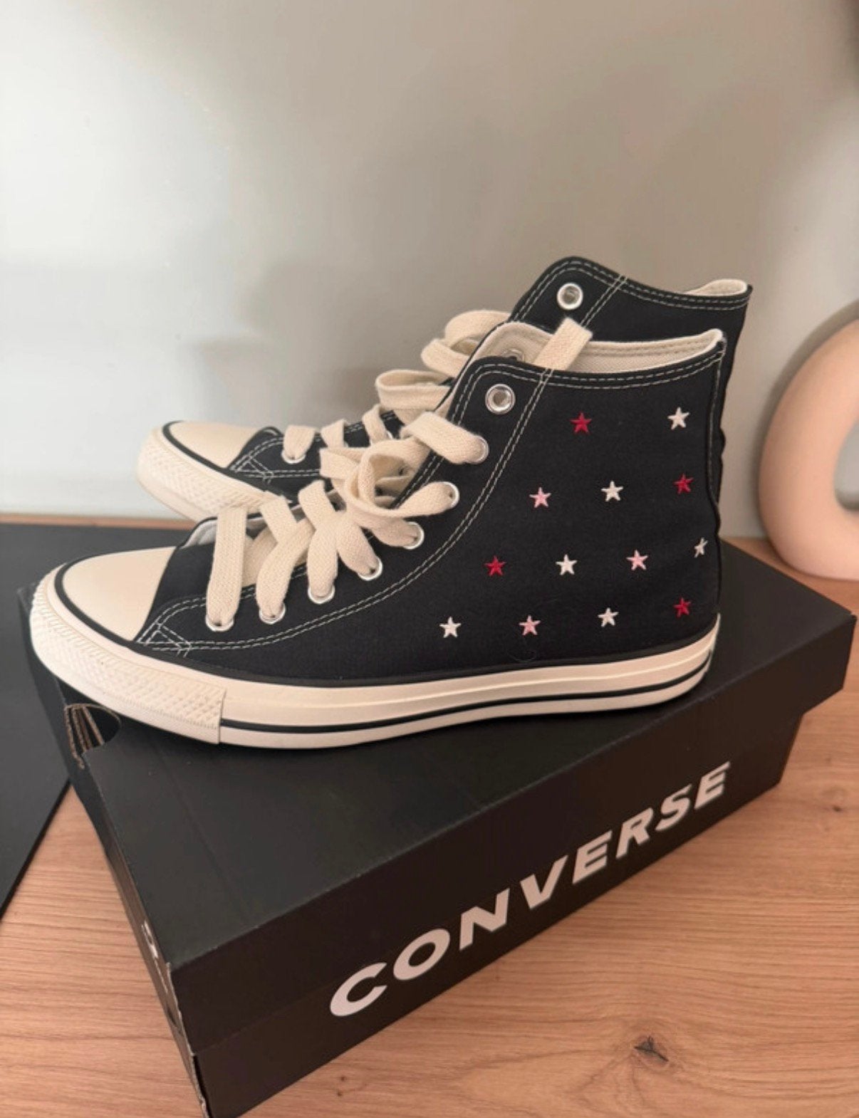Converse Chuck Taylor all stars maat 42, Ophalen of Verzenden, Zo goed als nieuw, Zwart, Sneakers of Gympen