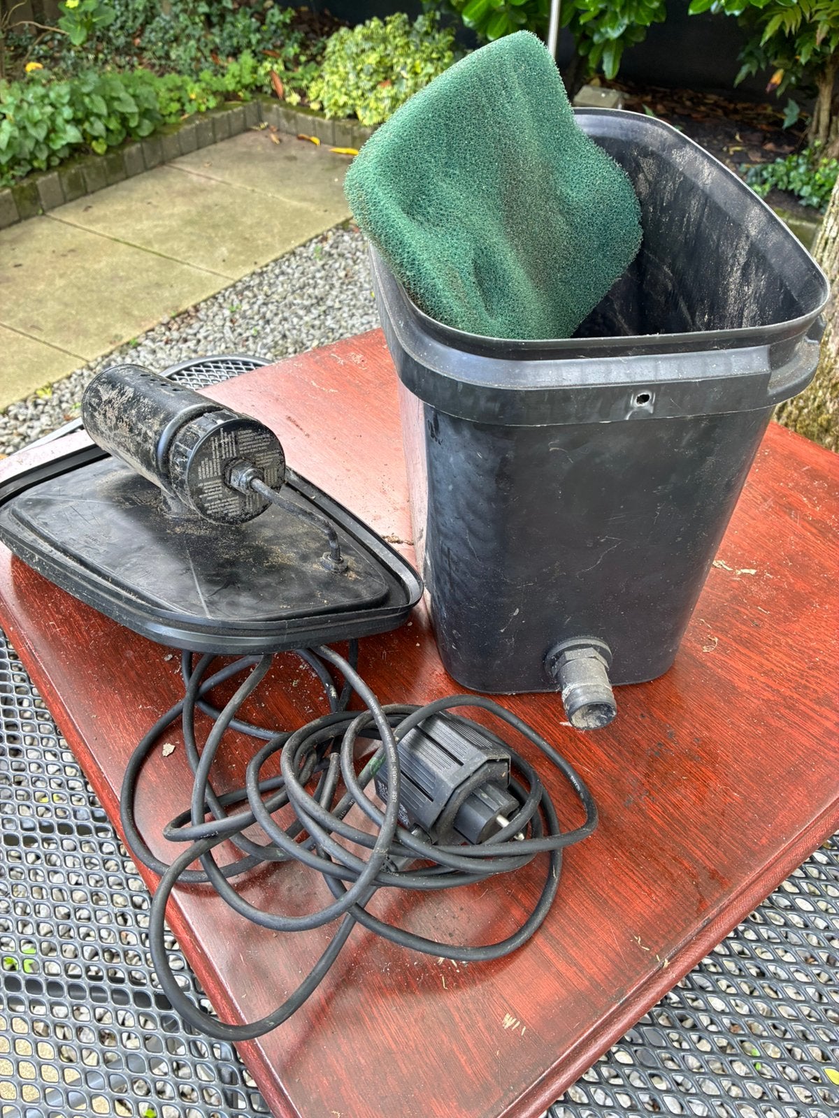 Vijverfilter met uv lamp, Ophalen, Gebruikt, Vijverfilter
