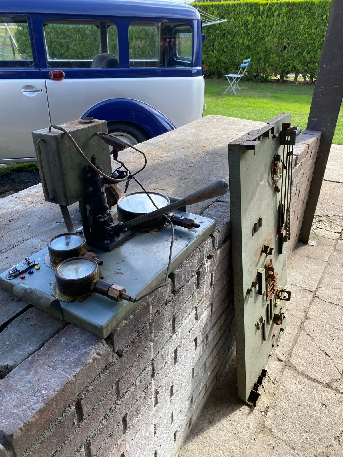 Teststation veerbollen citroen Oltimer op, Ophalen of Verzenden
