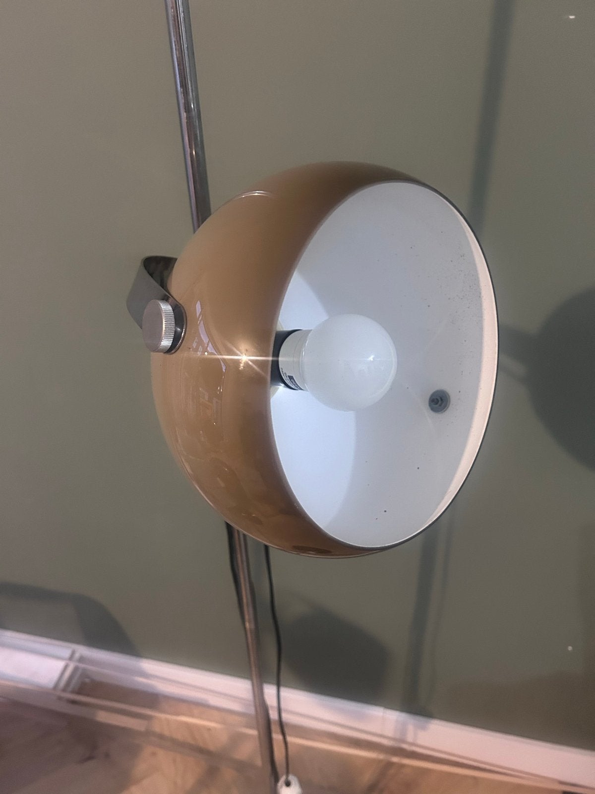 Vintage Dijkstra Vloerlamp - Jaren '70 Design, Huis en Inrichting, Lampen | Vloerlampen, Ophalen of Verzenden, Gebruikt, Metaal
