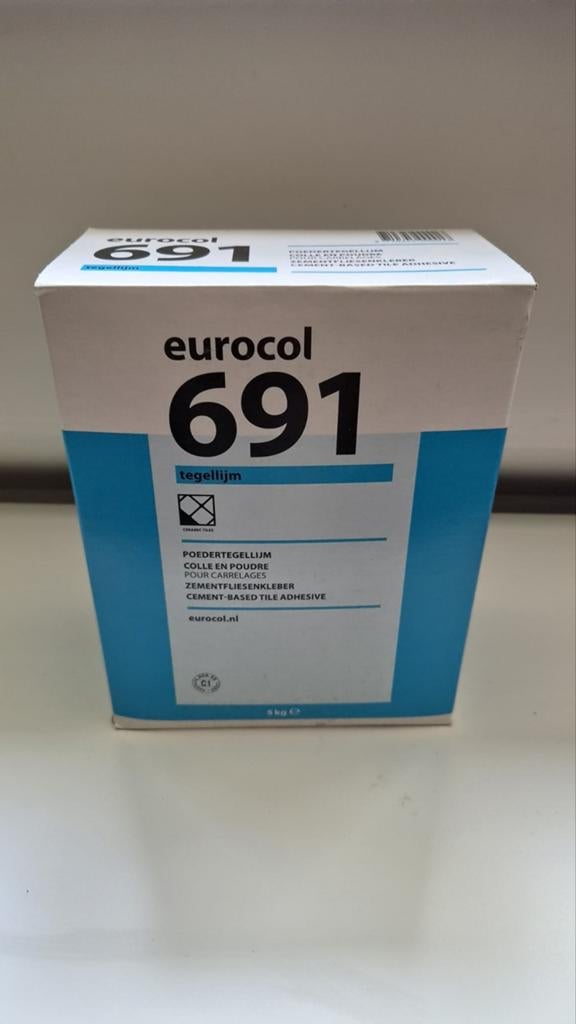Eurocol 691 tegellijm - Ongeopend, over van verbouwing, Overige materialen, Overige typen, Nieuw, Minder dan 20 cm