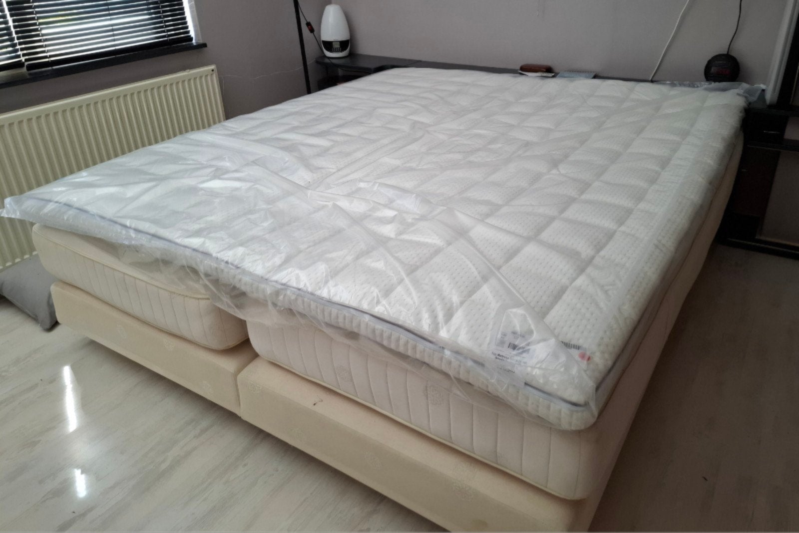 Zo goed als nieuwe topper 180x200x7 cm, Huis en Inrichting, Slaapkamer | Matrassen en Bedbodems, Ophalen, Tweepersoons, Zo goed als nieuw