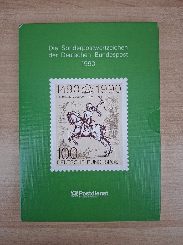 Deutsche Bundespost jaarboek 1990., Ophalen of Verzenden, 1990 tot heden, Postfris