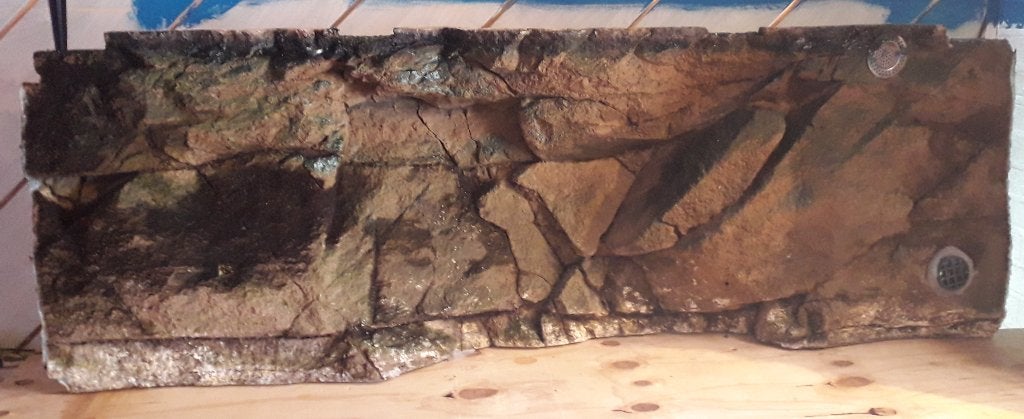 Aquarium 3D achterwand Back to Nature, Ophalen, Gebruikt, Decoratie, Overige merken