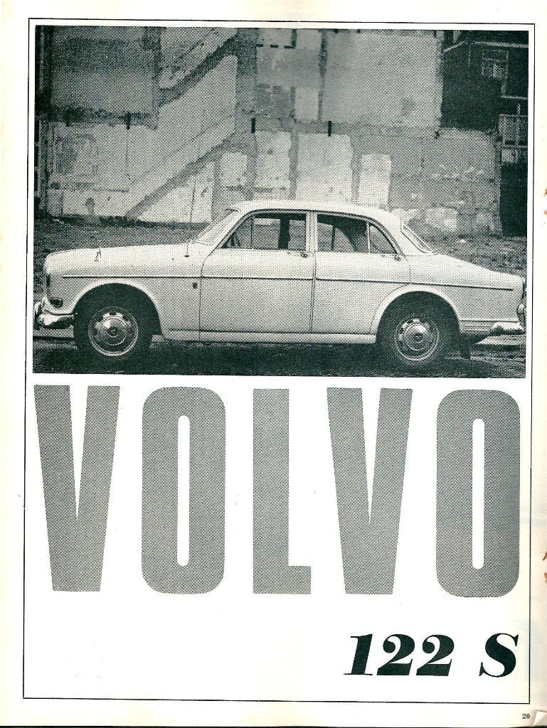 Autovisie test Volvo 122 S 1964, Ophalen of Verzenden, Gelezen, Volvo