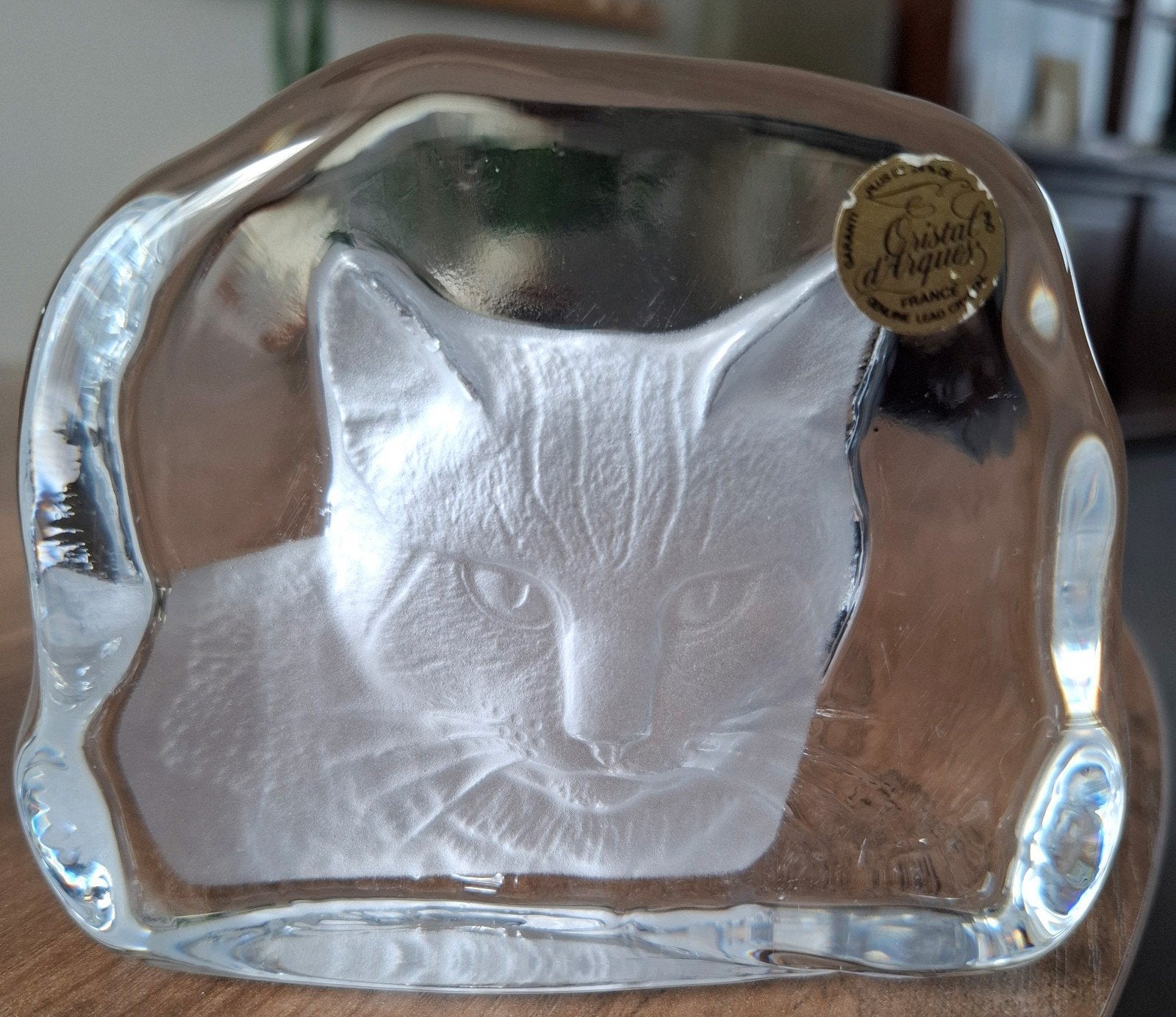 Cristal d'Arques  kristalglas kat, Ophalen of Verzenden