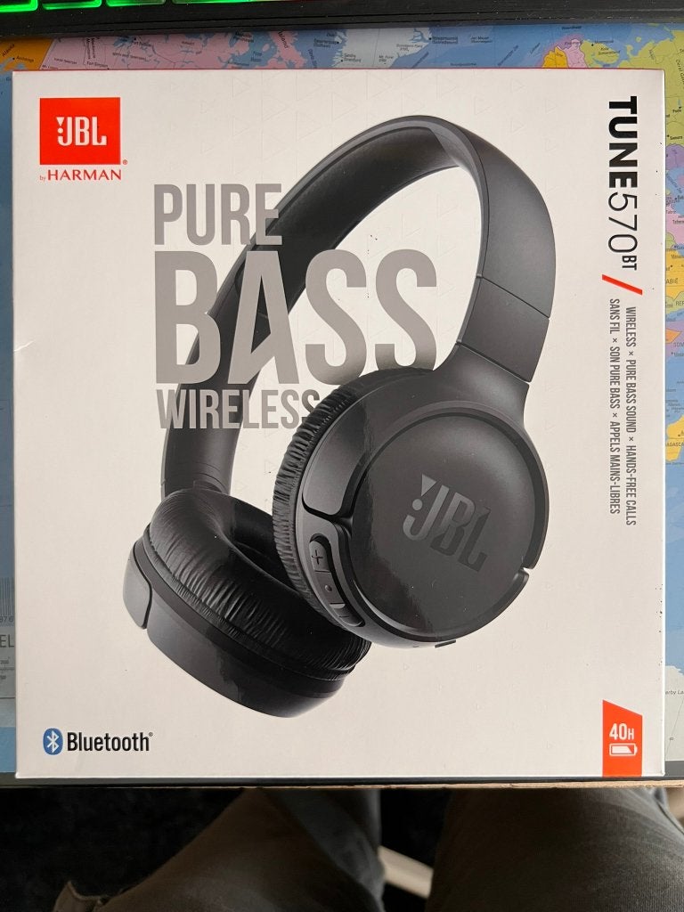 JBL Tune 570BT Pure Bass Wireless koptelefoon, Audio, Tv en Foto, Koptelefoons, JBL, Nieuw, On-ear, Ophalen of Verzenden