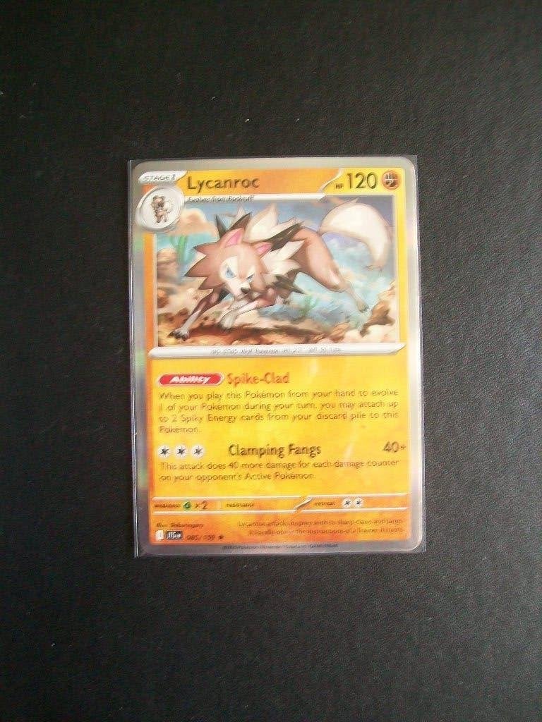 3070. Nieuwe Pokemon Kaart Holo Rare LYCANROC HP 120 085/159, Verzenden, Nieuw, Losse kaart, Foil