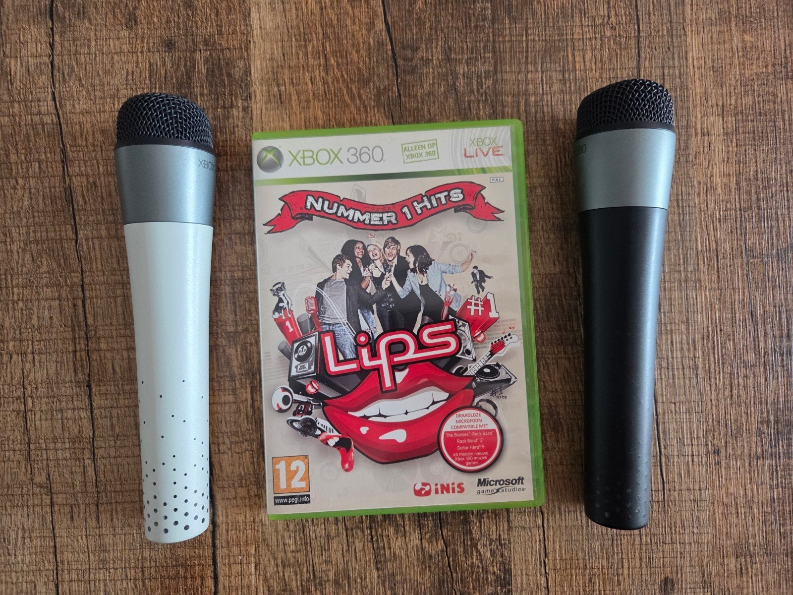 xbox 360 Lips game inclusief microfoons, 1 speler, Ophalen of Verzenden, Muziek